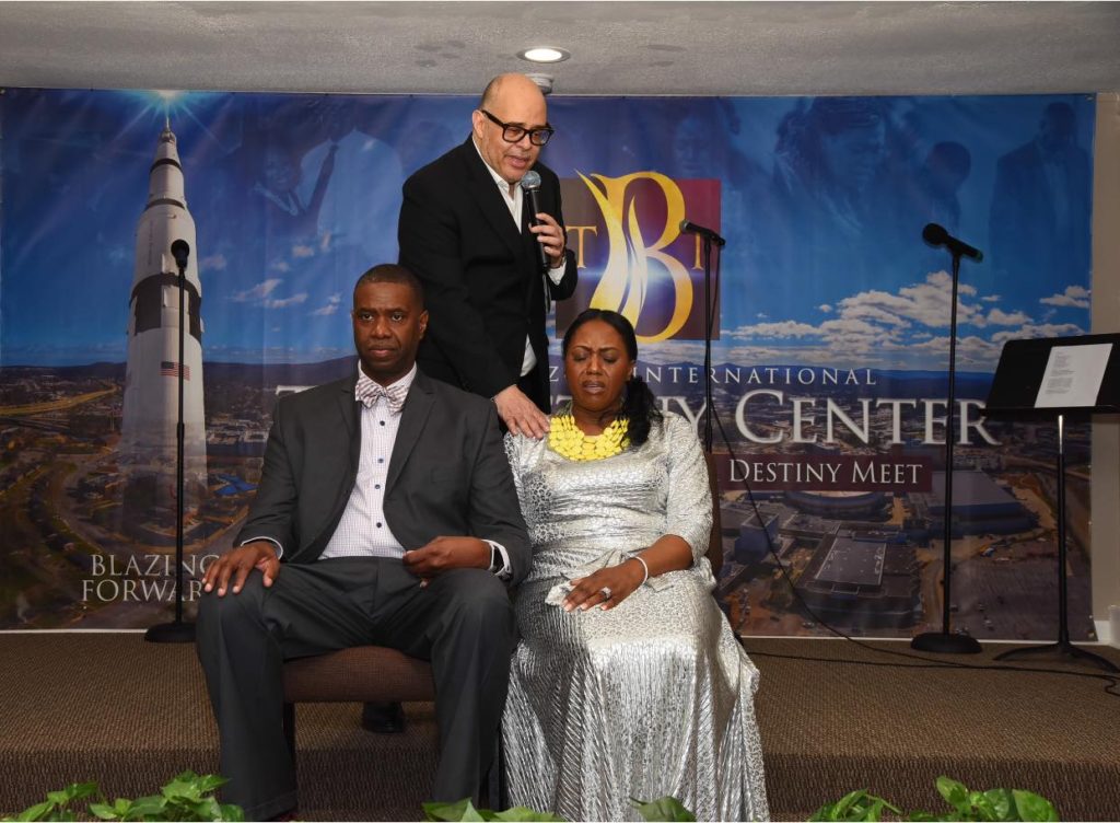 Photo of Pastors Stanley and Tonya Parker Establishment with Apostle John Eckhardt